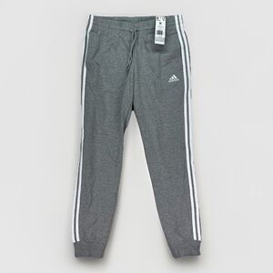 Women’s adidas Slim 3 Stripes Cuffed Pants HF2605  Medium Grey‎ Heather Med